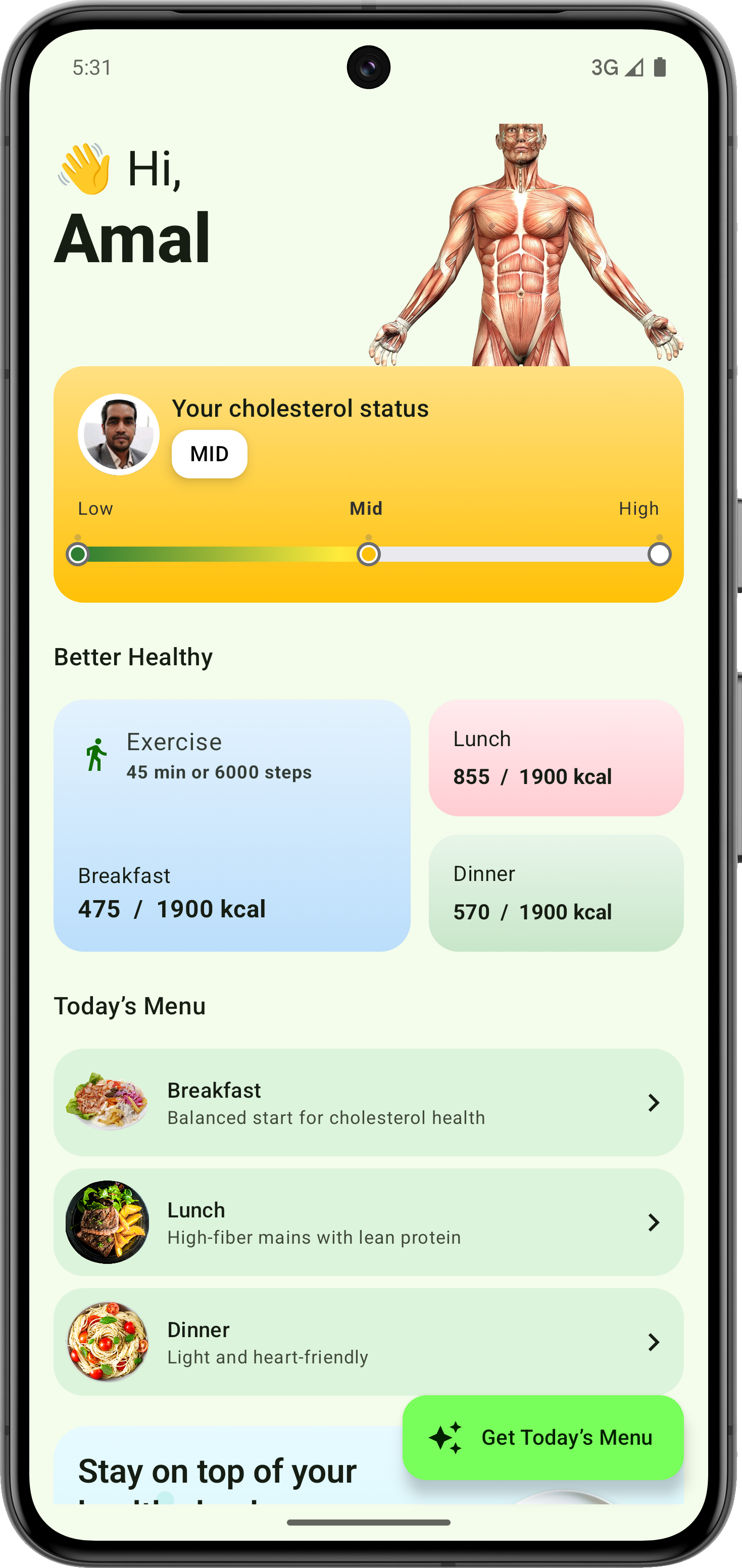 Profile & preferences